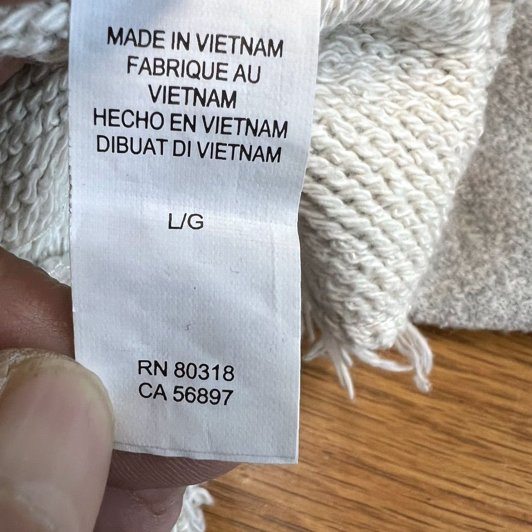 Lucky Brand Lucky Brand Lucky Lotus Full Zip Asymmetrical Jacket Womens L Gray Sweatshirt Size L / US 10 / IT 46 - 7 Thumbnail