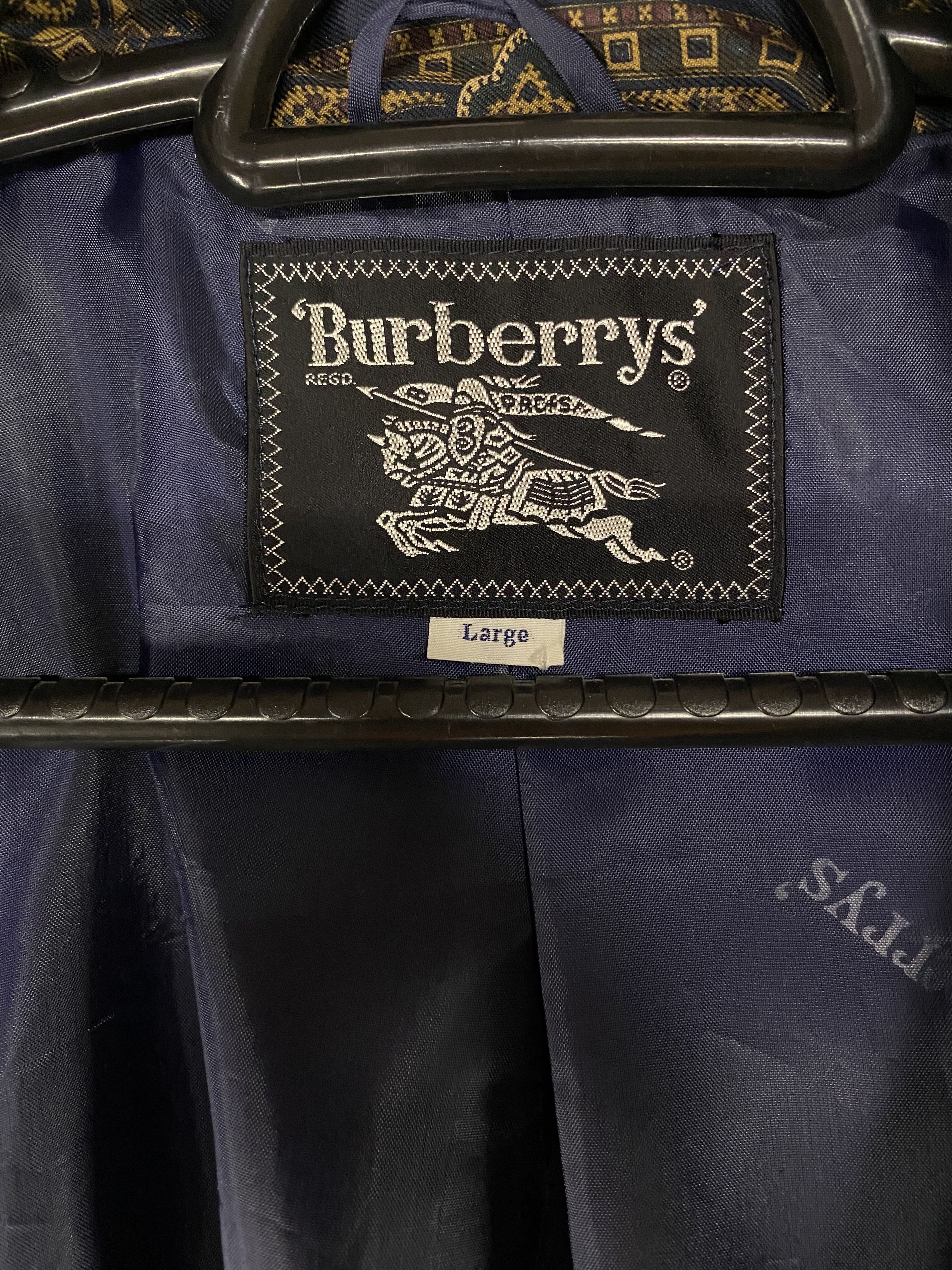 Burberry × Burberry Prorsum × Designer 90s Burberrys polo equestrian allover print dressing gown Size US L / EU 52-54 / 3 - 11 Thumbnail