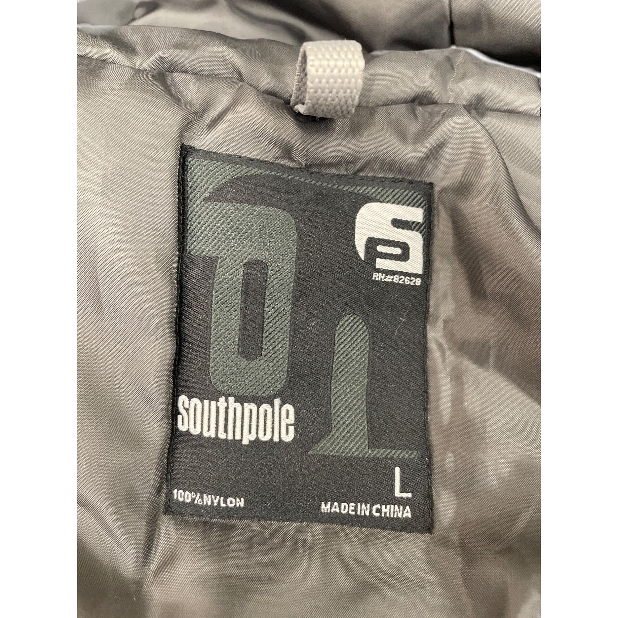 Southpole South Pole Mens gray hooded Winter nylon puffer coat Size L Size US L / EU 52-54 / 3 - 13 Thumbnail