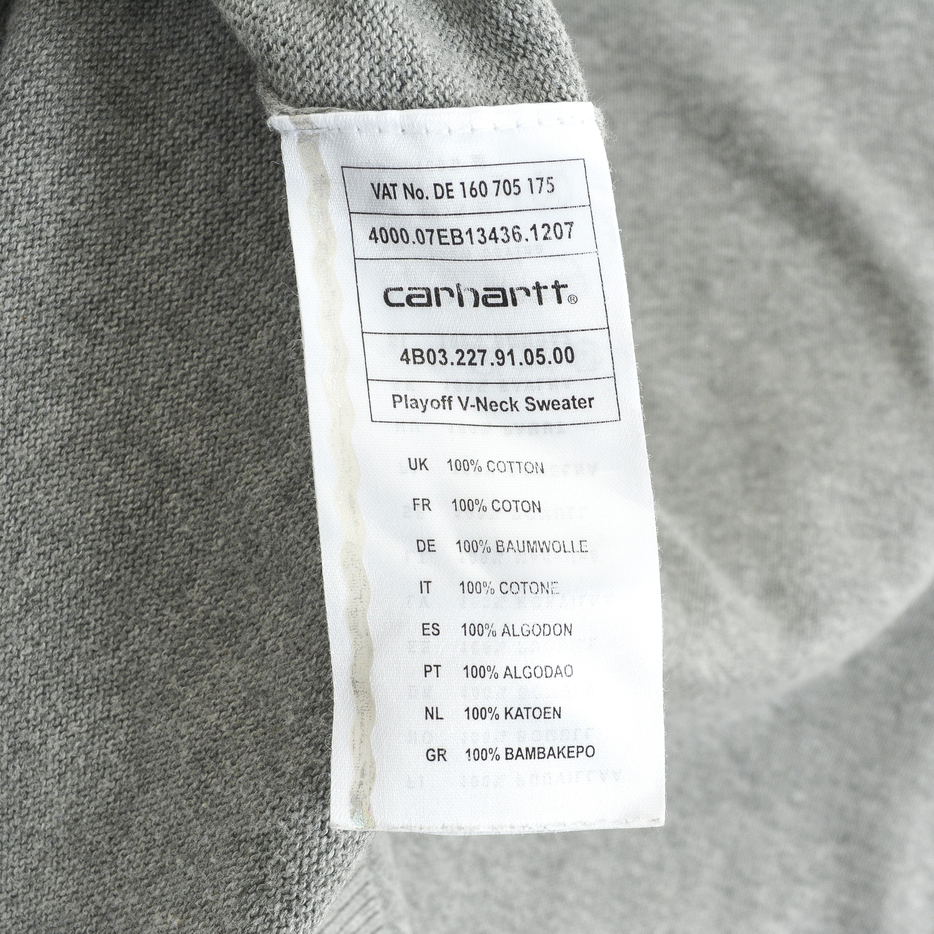 Carhartt Men Playoff V-Neck Sweater Pullover Knit Jumper Casual Size US M / EU 48-50 / 2 - 6 Thumbnail