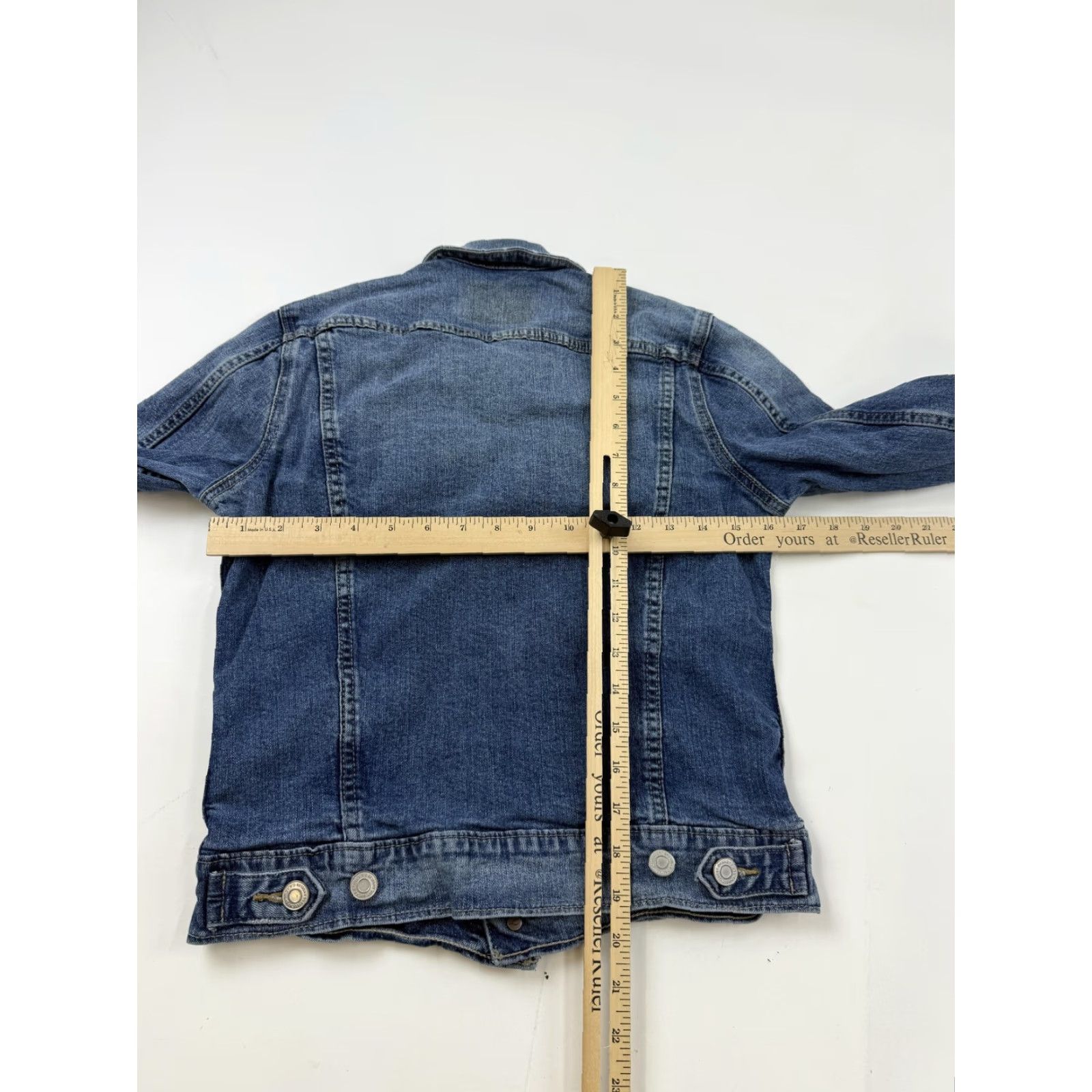 Lucky Brand Lucky Brand Jacket Womens XS Blue Denim Tomboy Trucker Button Front Casual Size XS / US 0-2 / IT 36-38 - 7 Thumbnail