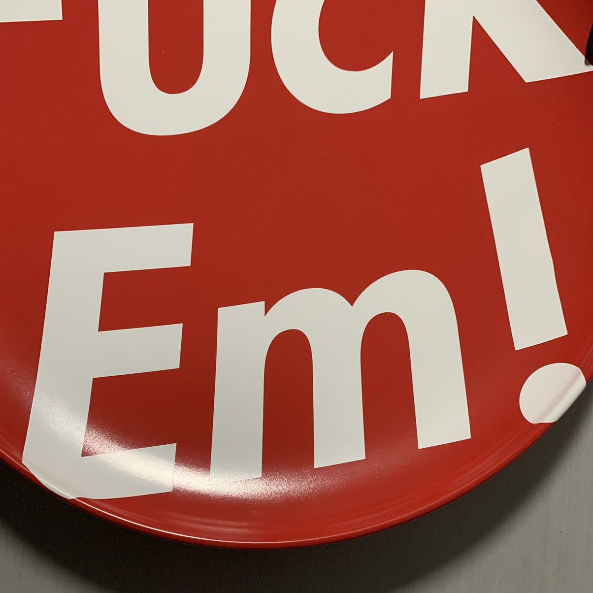 Supreme Supreme Large Fuck Em! Red Sled Size ONE SIZE - 6 Thumbnail