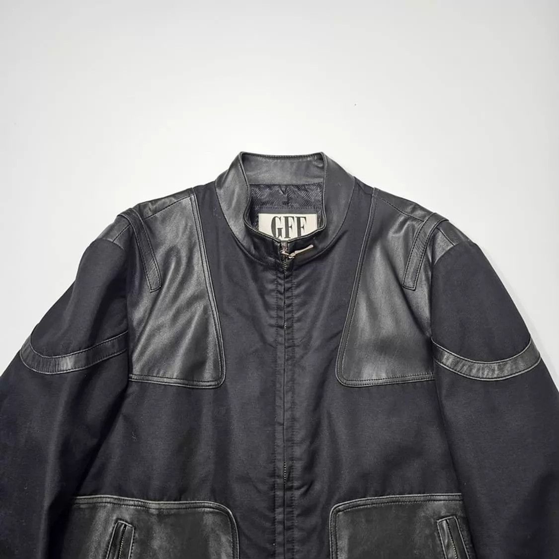 Other gff vintage WWII Swedish leather paneled armored jacket 48 Size US M / EU 48-50 / 2 - 2 Thumbnail