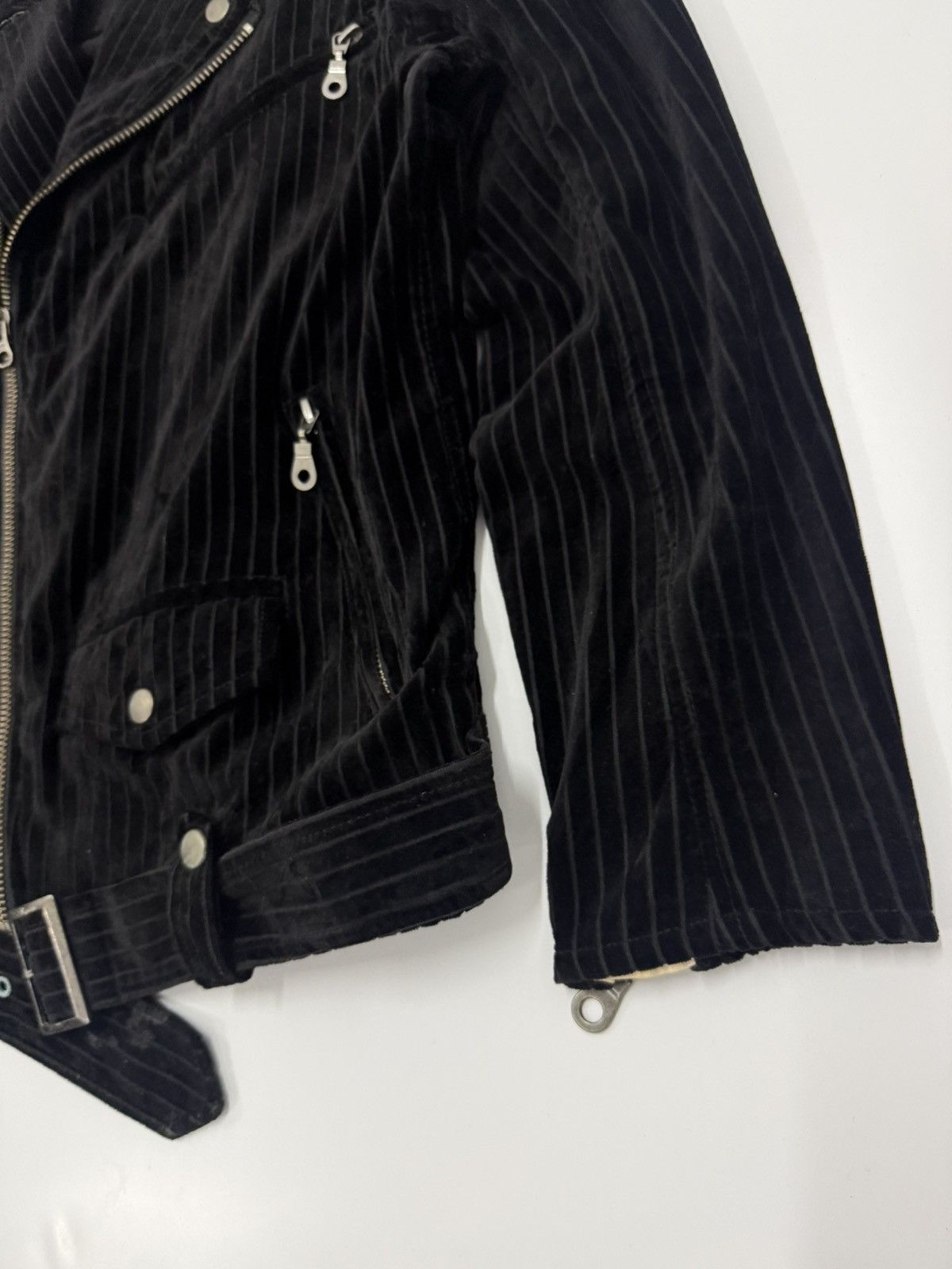 Japanese Brand 🔥 Power To The People Velvet Double Collar Japan UrbanJacket Size US S / EU 44-46 / 1 - 3 Thumbnail