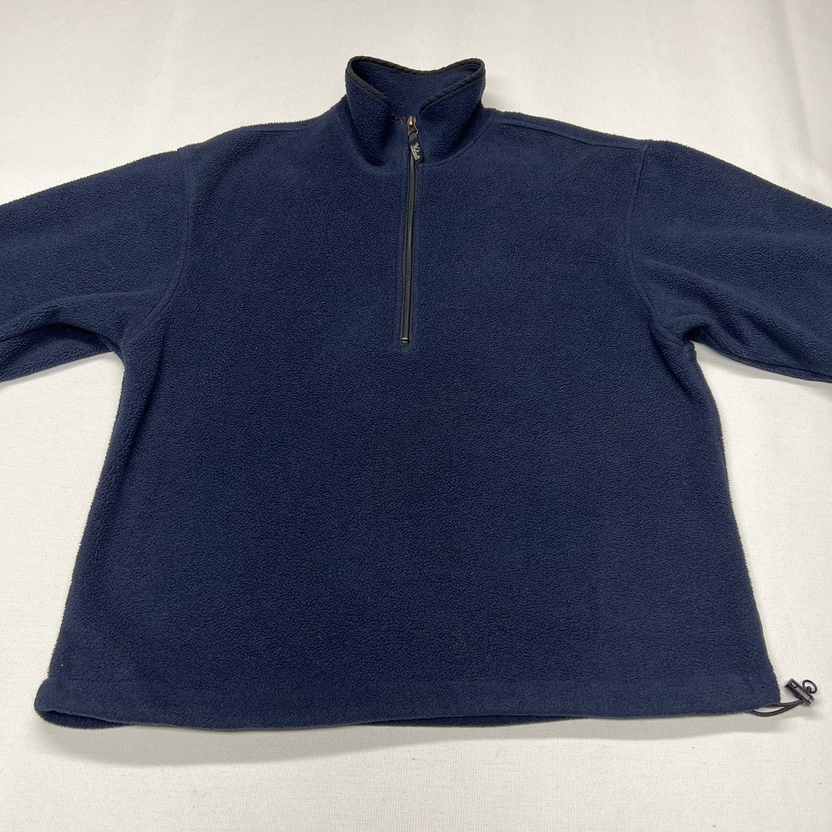 Vintage × Woolrich Woolen Mills VTG Woolrich 1/4 Zip Sweater Blue Fleece Pullover Polartec Size US M / EU 48-50 / 2 - 2 Thumbnail