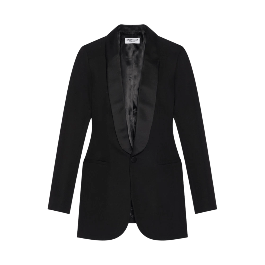 Balenciaga o1bcso1str0326 Hourglass Tuxedo Jacket in Black Size M / US 6-8 / IT 42-44 - 1 Preview