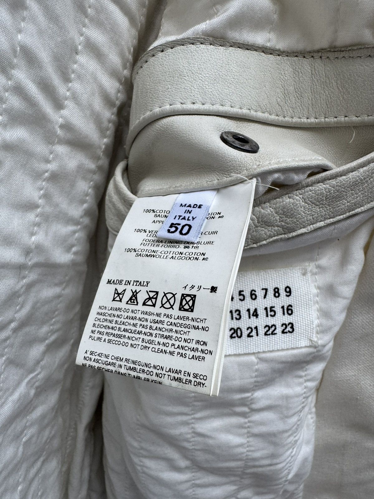 Maison Margiela Maison Martin Margiela SS05 Distressed Leather Biker Jacket Size US M / EU 48-50 / 2 - 16 Thumbnail