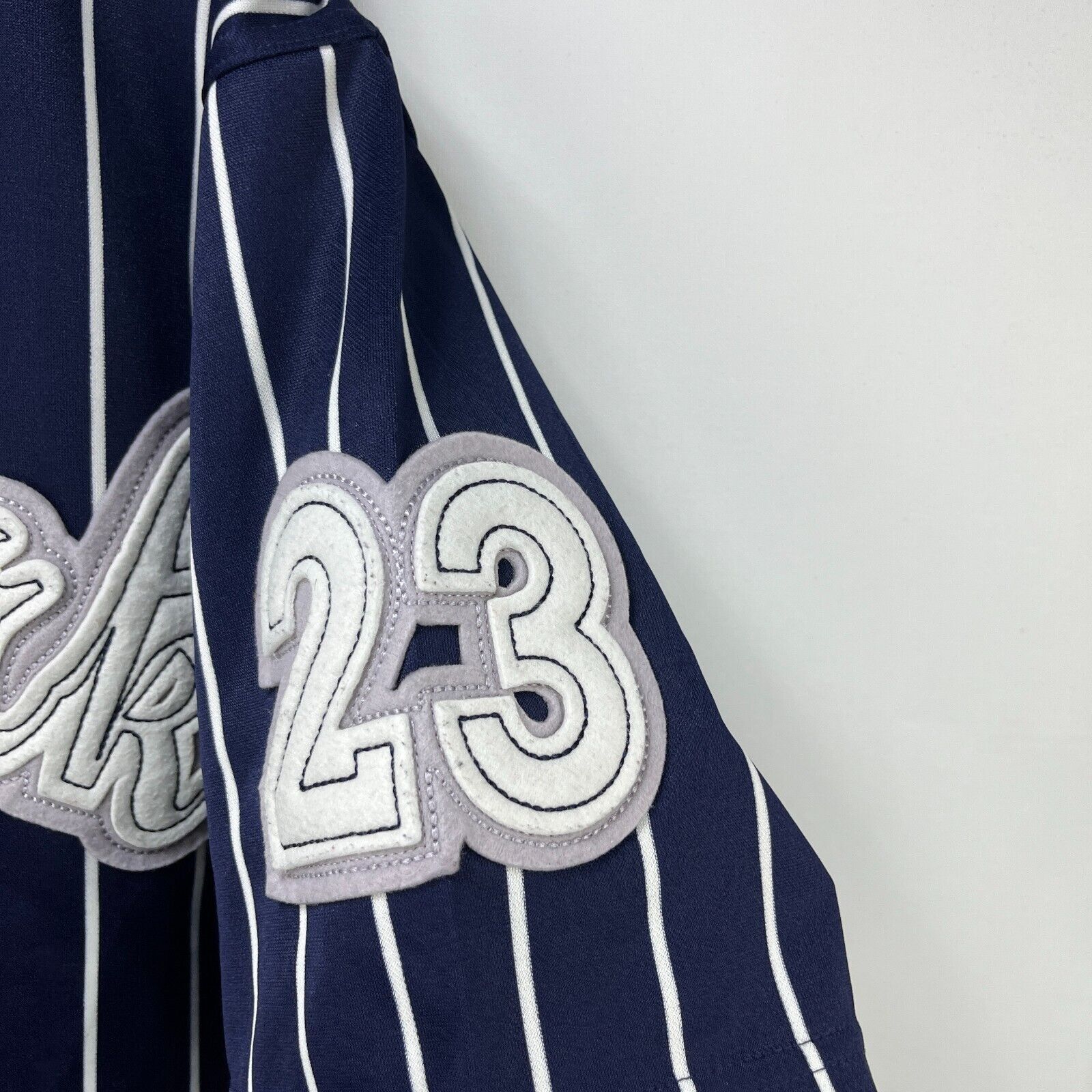 Vintage Vintage 90s New York Baseball Jersey Pinstripe XL Classic Size US XL / EU 56 / 4 - 5 Thumbnail