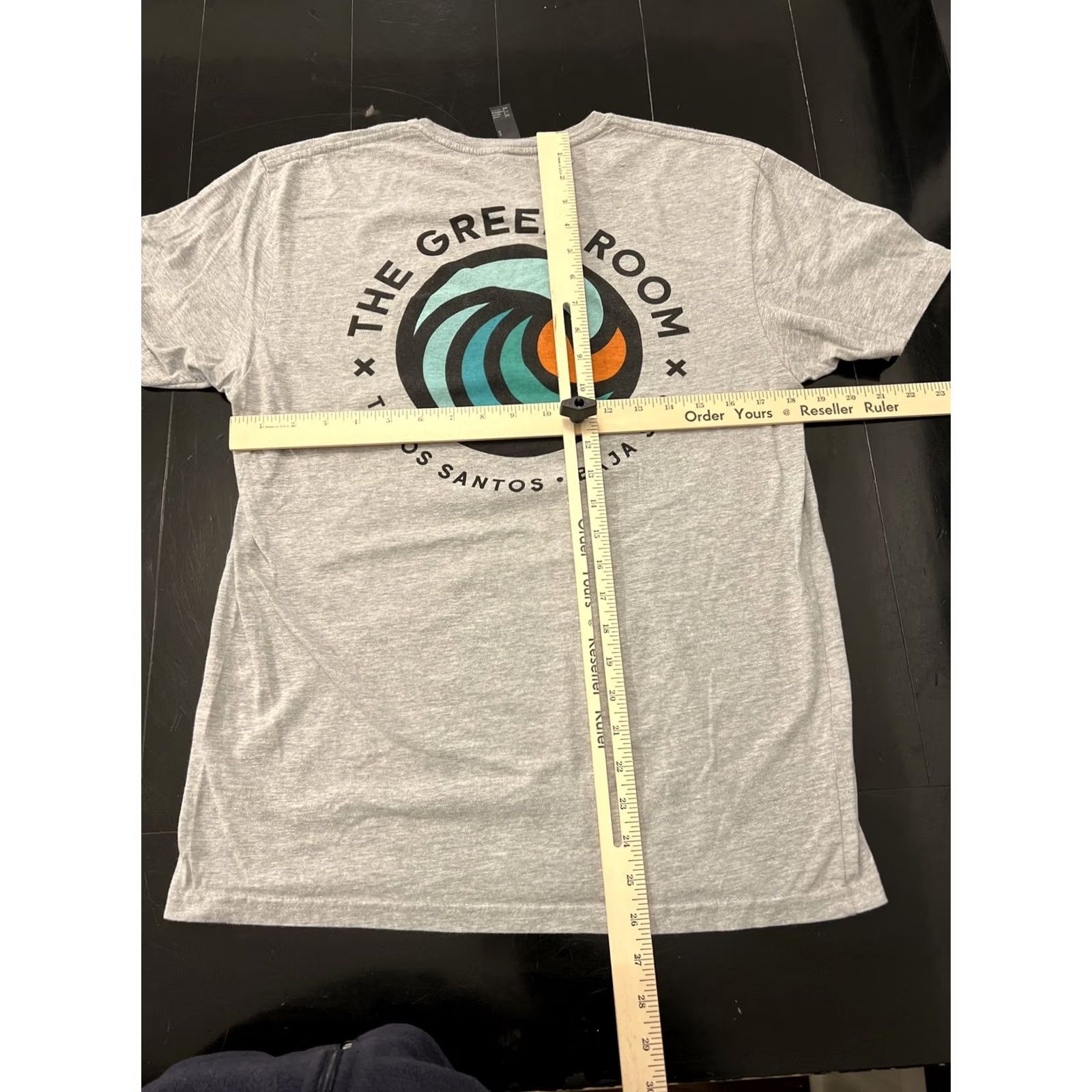 Bones BONES Surfer Shirt M Gray Crew Neck Short Sleeve Logo Cotton Blend Knit Men Regular Modern Beach California Mexico 90s Theme Size US M / EU 48-50 / 2 - 7 Thumbnail