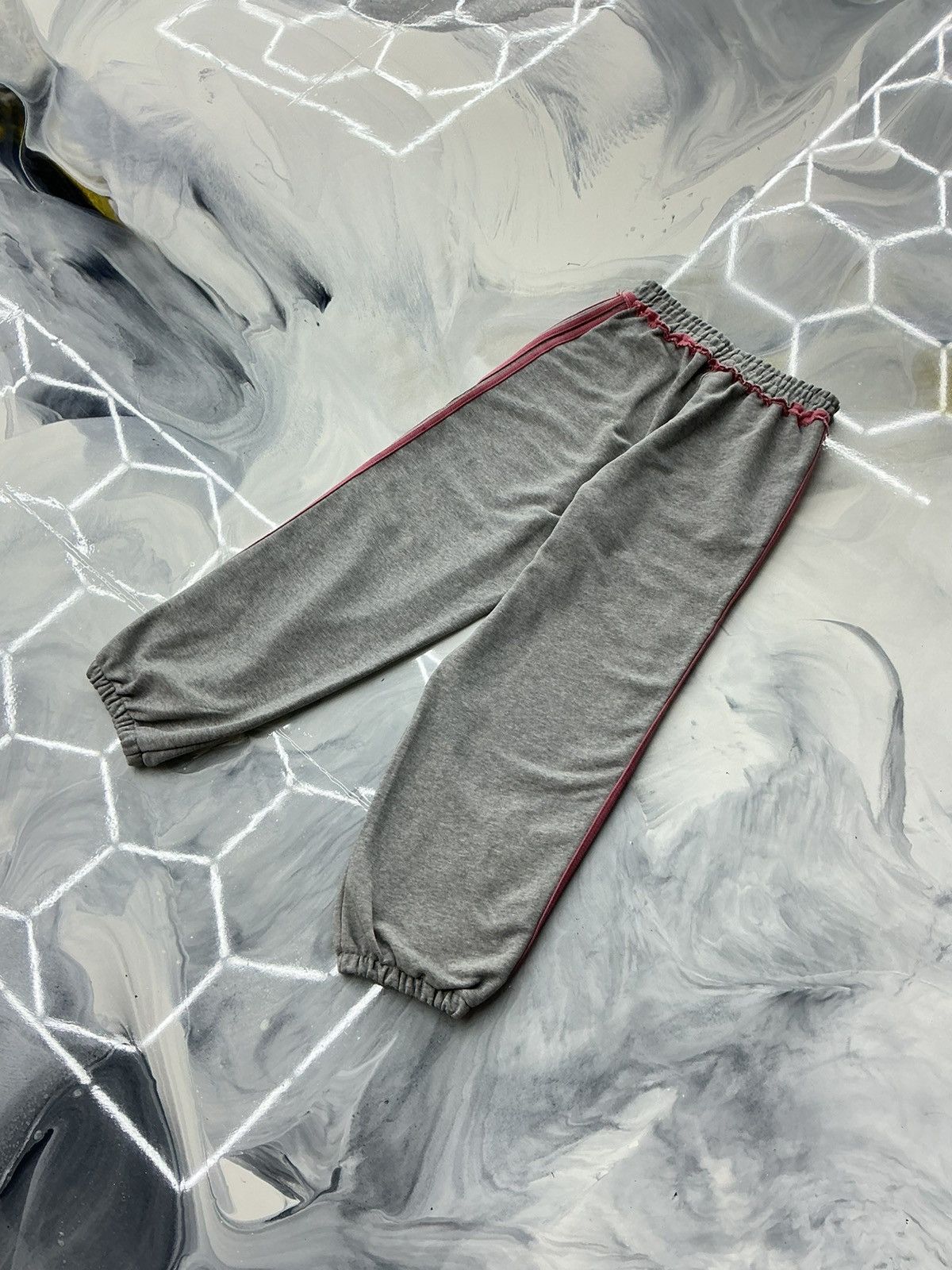 The GV Gallery GV Gallery Raspberry Sweatpants Grey Pink Stripe Size L Size US 36 / EU 52 - 4 Thumbnail