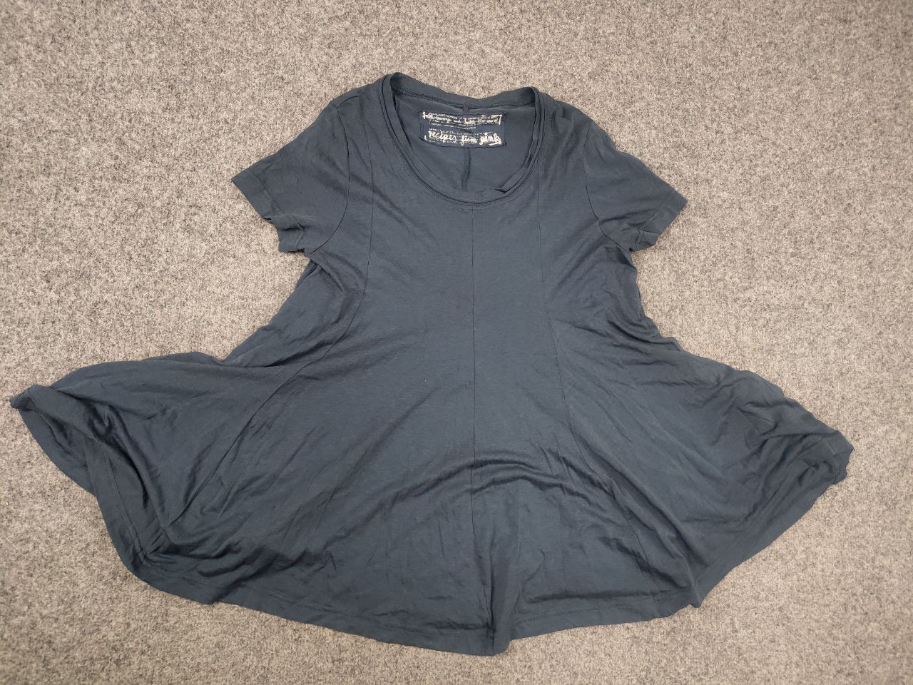 Rundholz Rundholz Design loose tunic short sleeves Dark Gray Blue Size S / US 4 / IT 40 - 7 Thumbnail