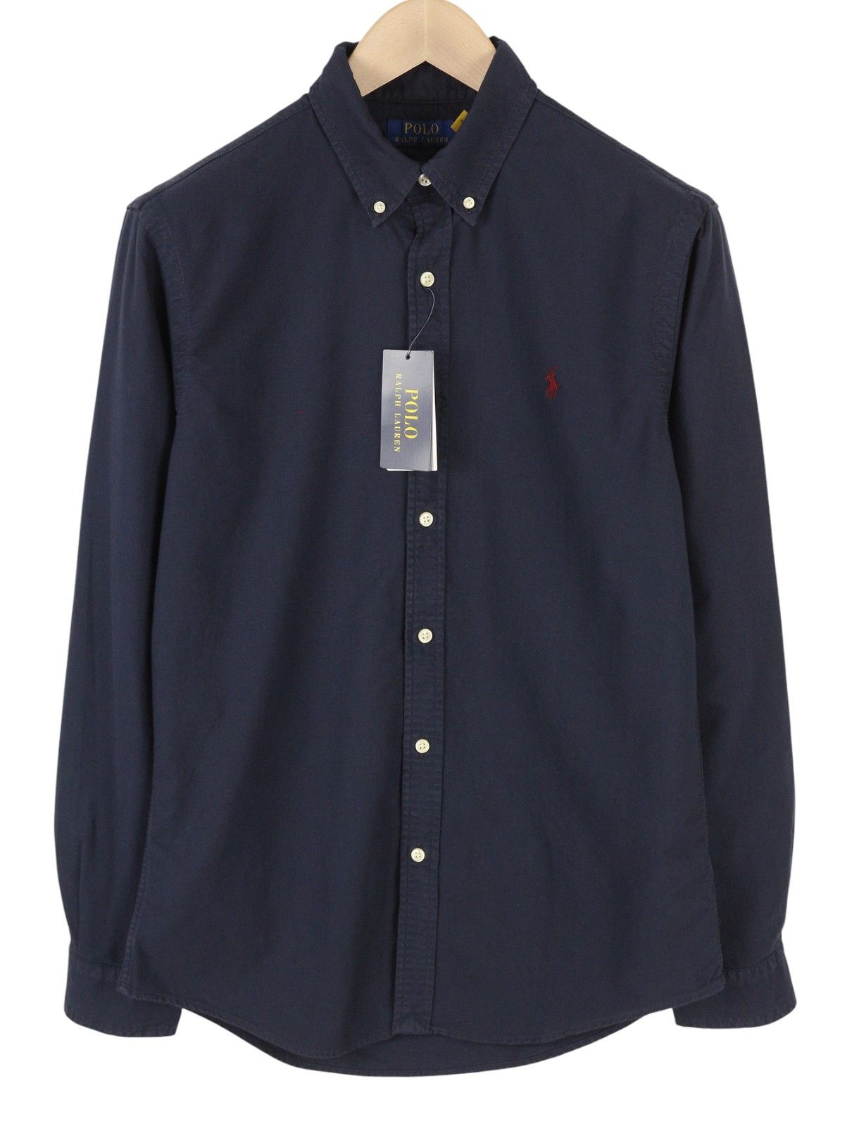 Ralph Lauren CORE REPLEN M Blue Button-Down Slim Fit Shirt 86992 Size US M / EU 48-50 / 2 - 2 Thumbnail