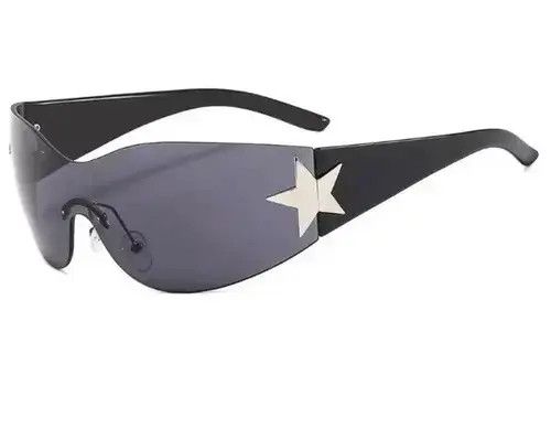 Other Black Frame Trendy Star Rimless Sunglasess Vintage y2k 90’s Size ONE SIZE - 4 Thumbnail