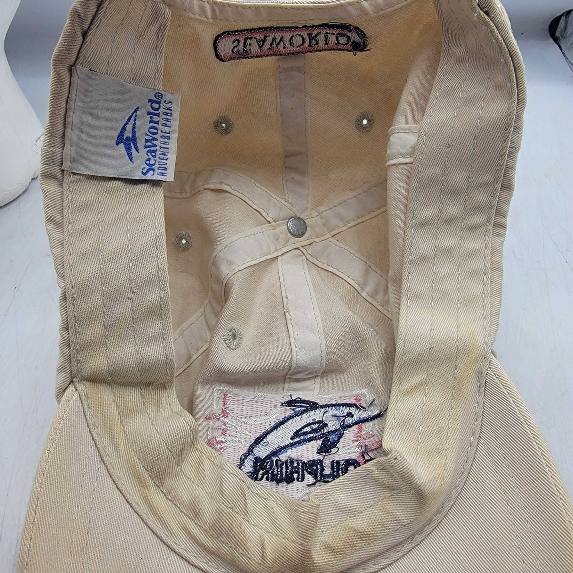 Other × Vintage Vintage SeaWorld Adventure Parks Shamu Dolphin Hat Cap Adjus Size ONE SIZE - 8 Thumbnail