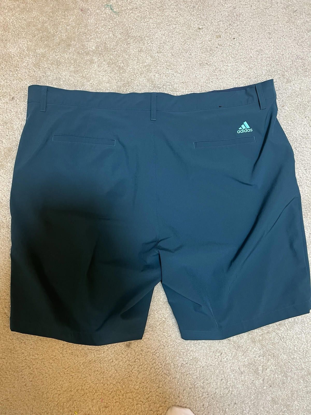 Adidas Adidas Shorts 42 Blue Green Stretch Chino Golf Casual Size US 42 / EU 58 - 2 Thumbnail