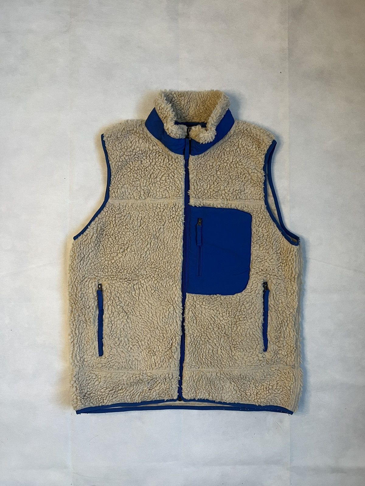 Japanese Brand Coen Tokyo Japanese Brand Beige Sherpa Fleece Outdoor Vest Size US L / EU 52-54 / 3 - 1 Thumbnail