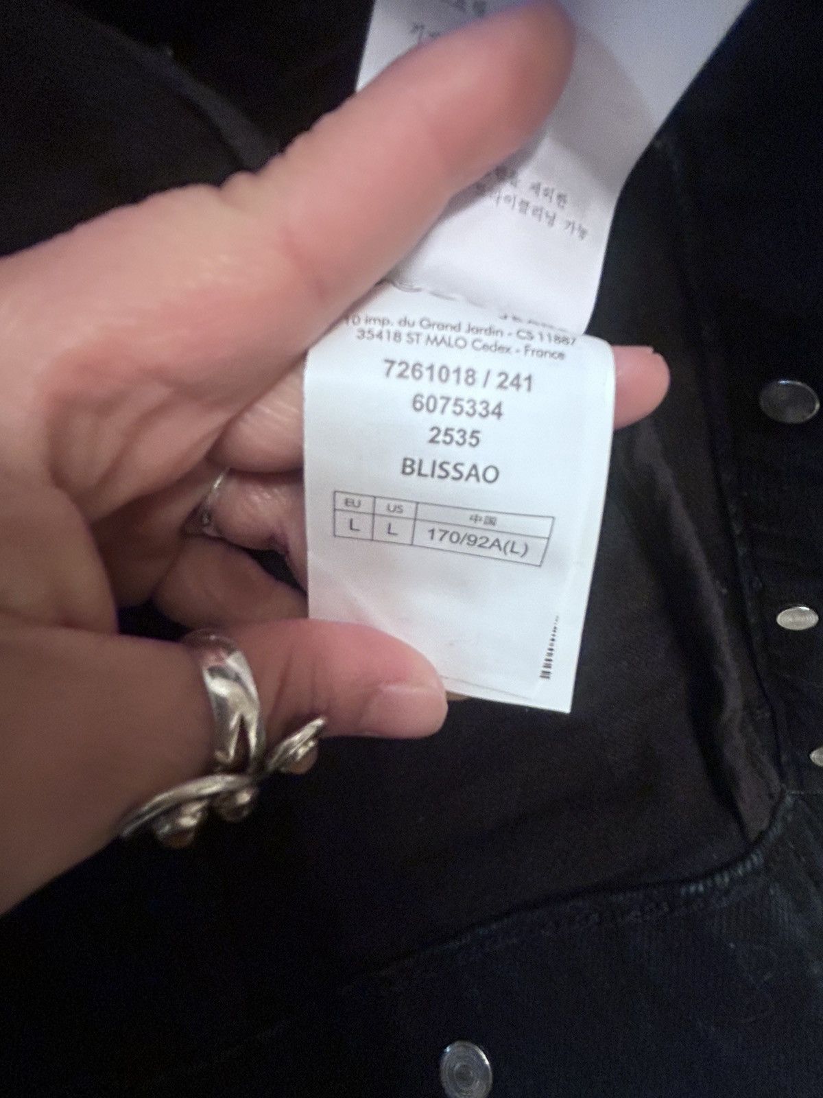 Bonobos Woman’s large denim button up jean jacket Size L / US 10 / IT 46 - 10 Thumbnail