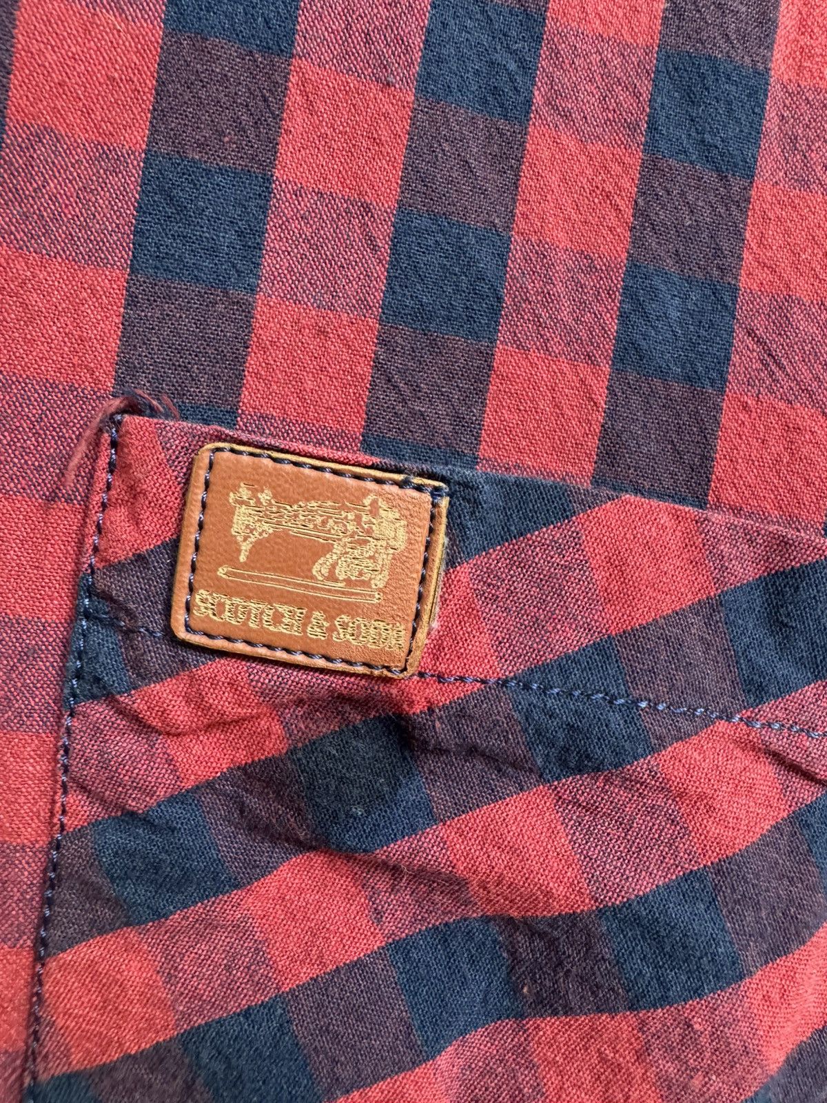 Moschino Moschino Red and Blue Gingham Button Up Shirt. Size M Size US M / EU 48-50 / 2 - 6 Thumbnail