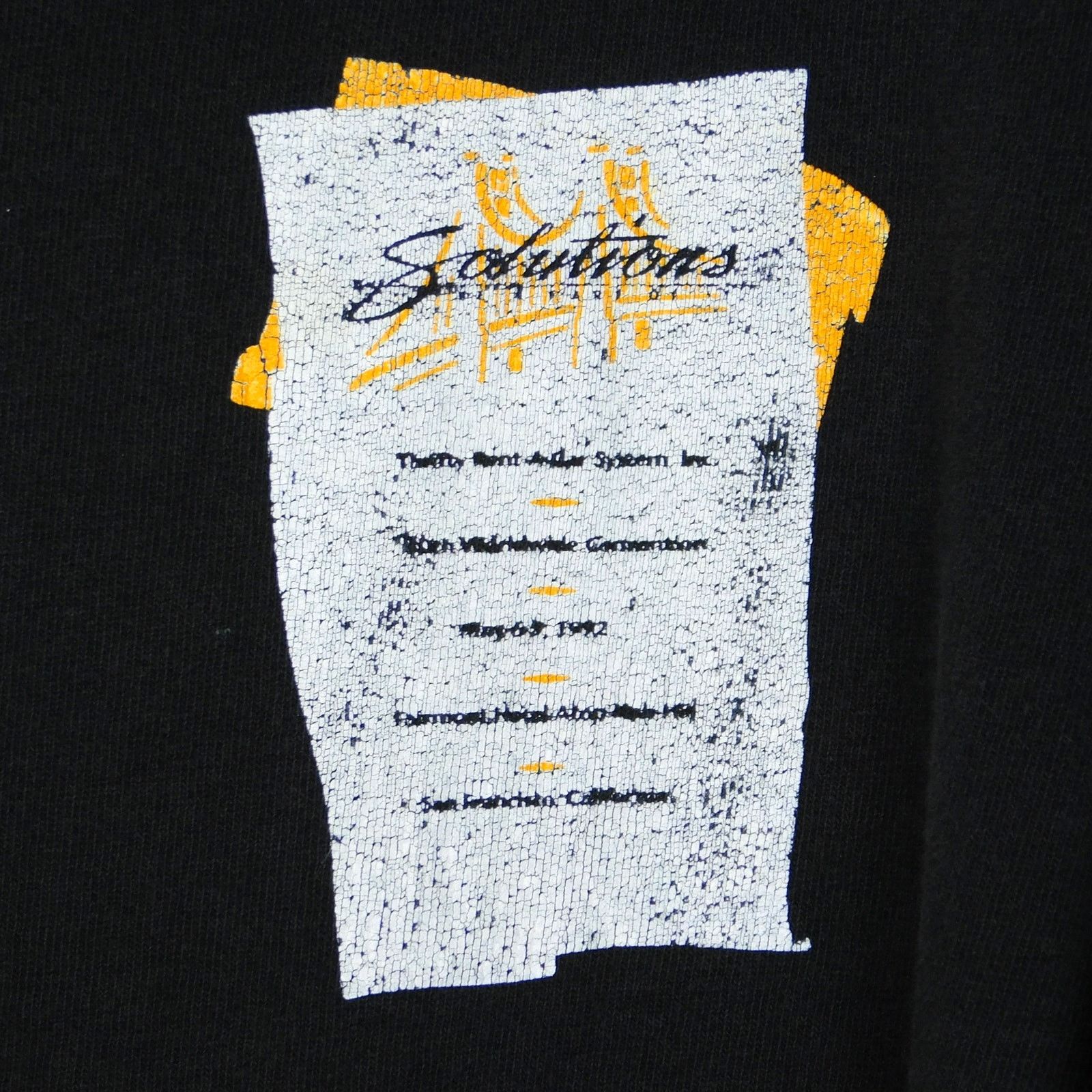 Fruit Of The Loom Vintage ESPN Business Times T Shirt Size XL 80s 90s Size US XL / EU 56 / 4 - 4 Thumbnail