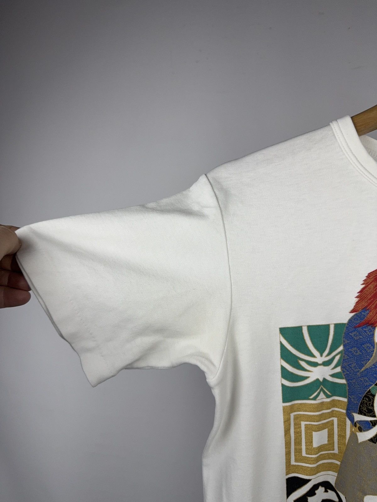 Japanese Brand 90s Retro Japanese Musha Kabuki Graphic T-Shirt White Size S / US 4 / IT 40 - 6 Thumbnail