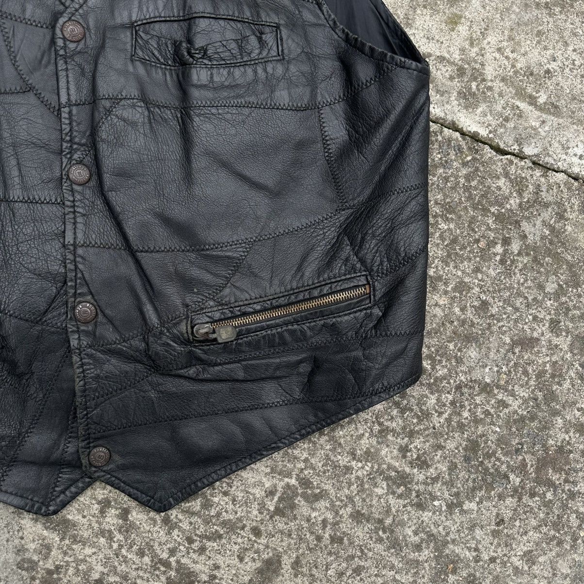 Japanese Brand × Y/Project Vintage Japanese Style Leather Vest Y2K Band Rock 00s USA Size US M / EU 48-50 / 2 - 4 Thumbnail