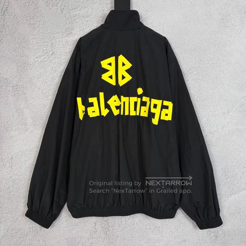 Balenciaga Balenciaga Sticker tape bandage letter printed high-neck z Size US M / EU 48-50 / 2 - 2 Thumbnail