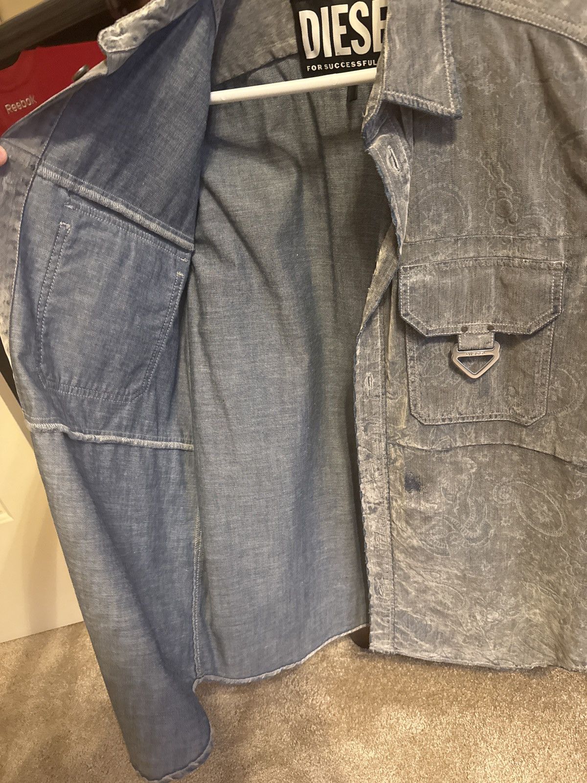 Diesel Diesel mens Denim jacket Size US M / EU 48-50 / 2 - 3 Thumbnail