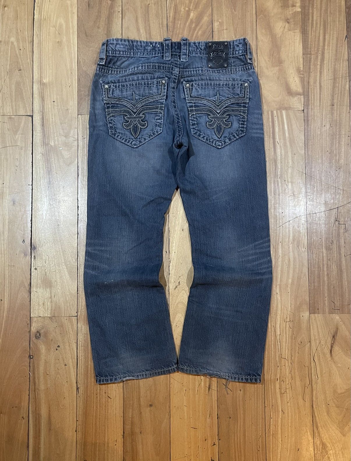 Rock Revival Vintage Blue rock revival Jeans 32 Crazy fade Y2K archive Size US 32 / EU 48 - 1 Thumbnail