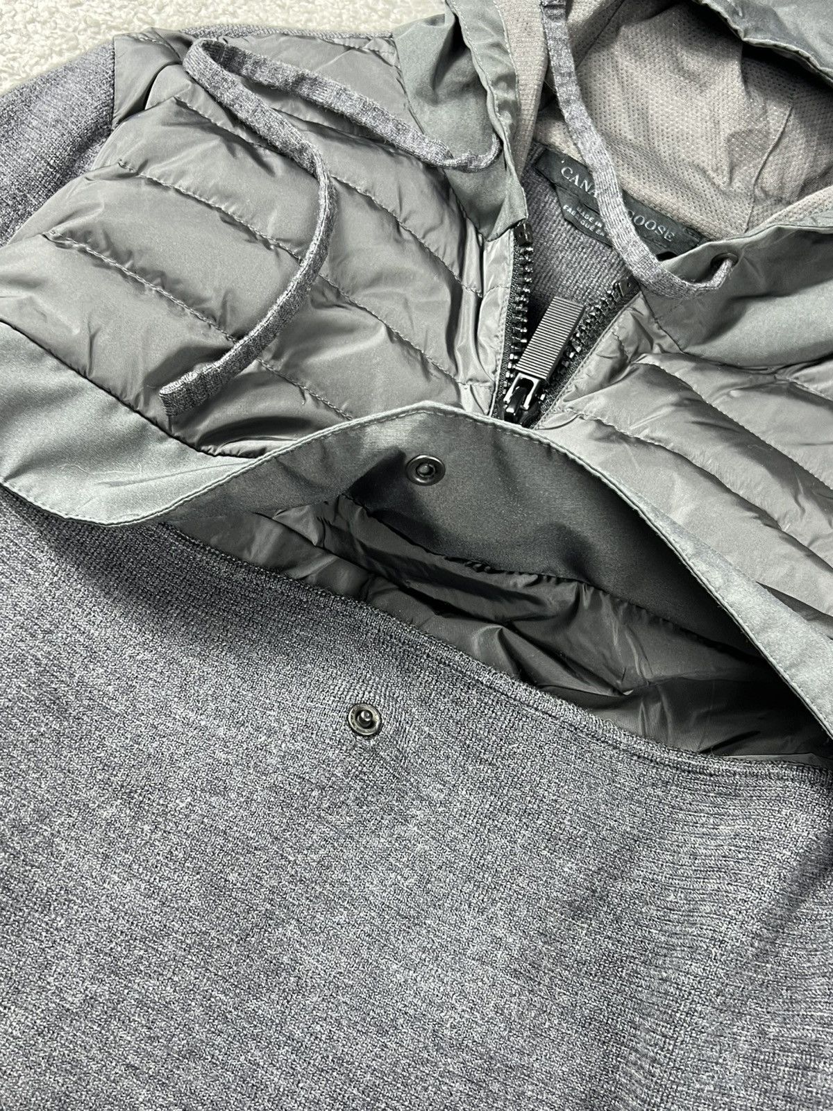 Canada Goose Canada Goose Hybridge Grey Knit Anorak Size M Size US M / EU 48-50 / 2 - 4 Thumbnail