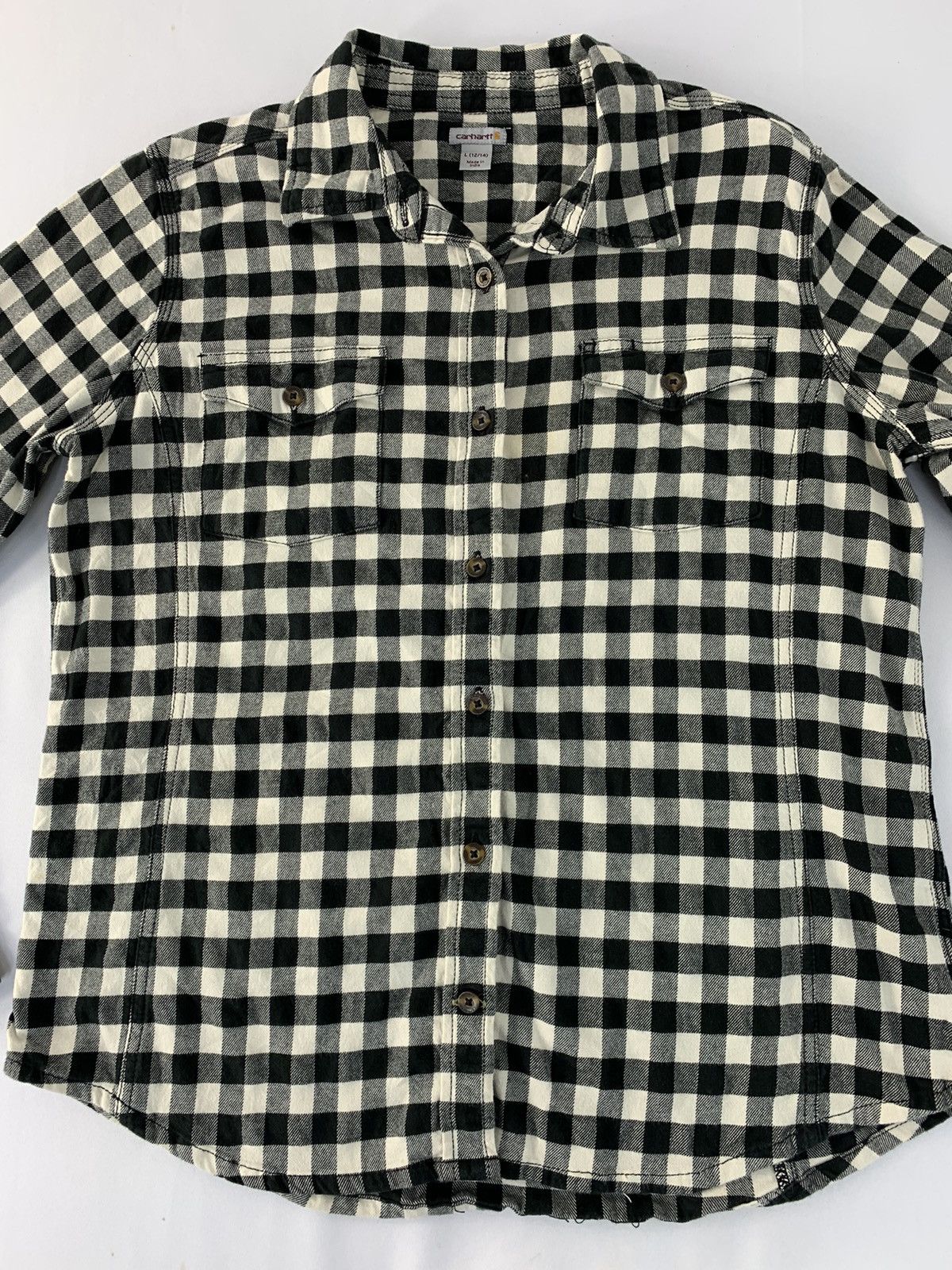 Carhartt Hype Carhartt Flannel Plaid Shadow Checked Double Pocket Size US L / EU 52-54 / 3 - 2 Thumbnail