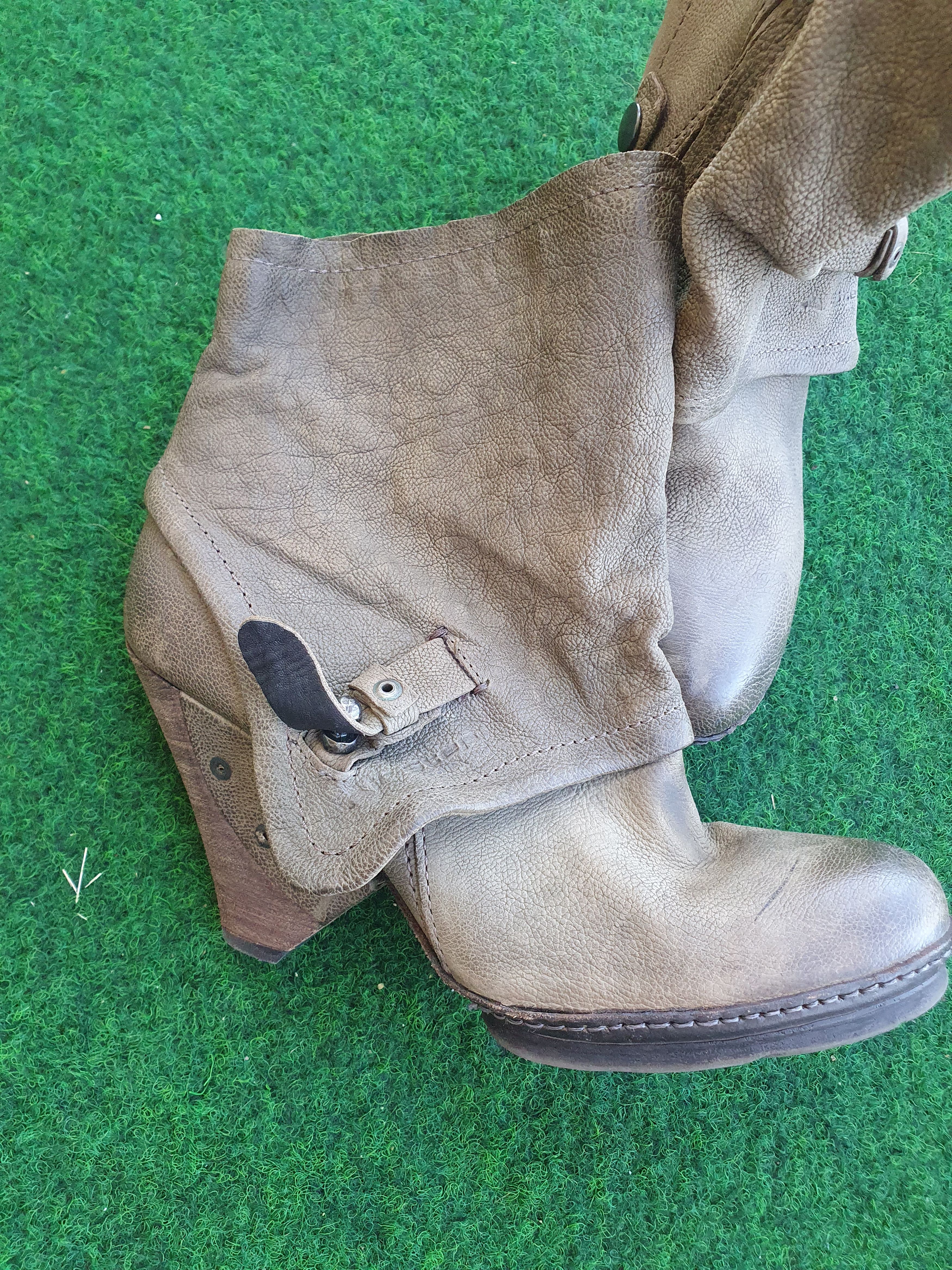 A.S.98 Airstep Leather Ankle Straps Boots sz 40 Size US 10 / IT 40 - 4 Thumbnail