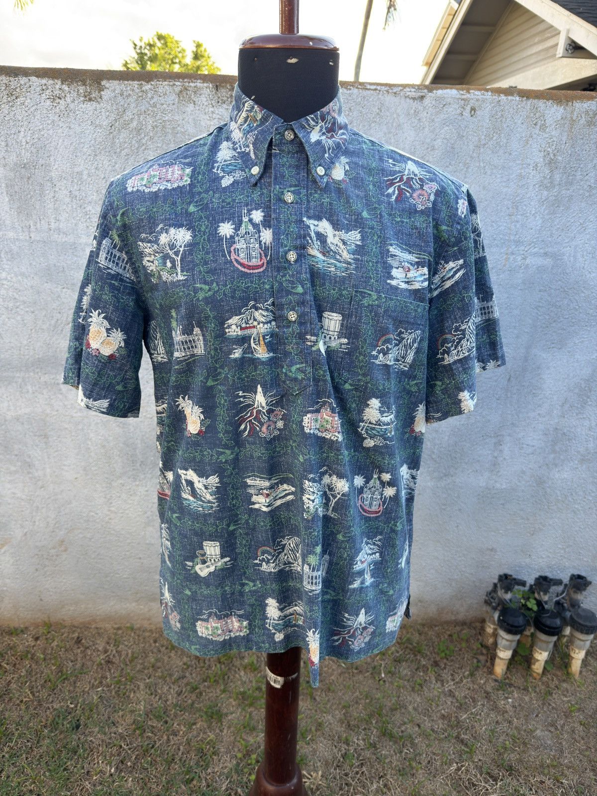 Reyn Spooner PreOwned Reyn Spooner Classic Hawaiian Men's S Multicolored Size US S / EU 44-46 / 1 - 1 Thumbnail