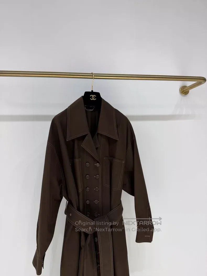 Fendi Fendi Double-breasted Check Windbreaker Jacket Size XS / US 0-2 / IT 36-38 - 4 Thumbnail