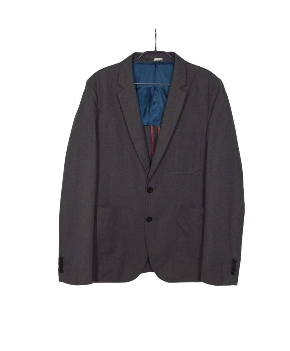 Paul Smith Paul Smith Cotton Blazer Men's Sz 42/52 Gray Size 42R - 1 Thumbnail