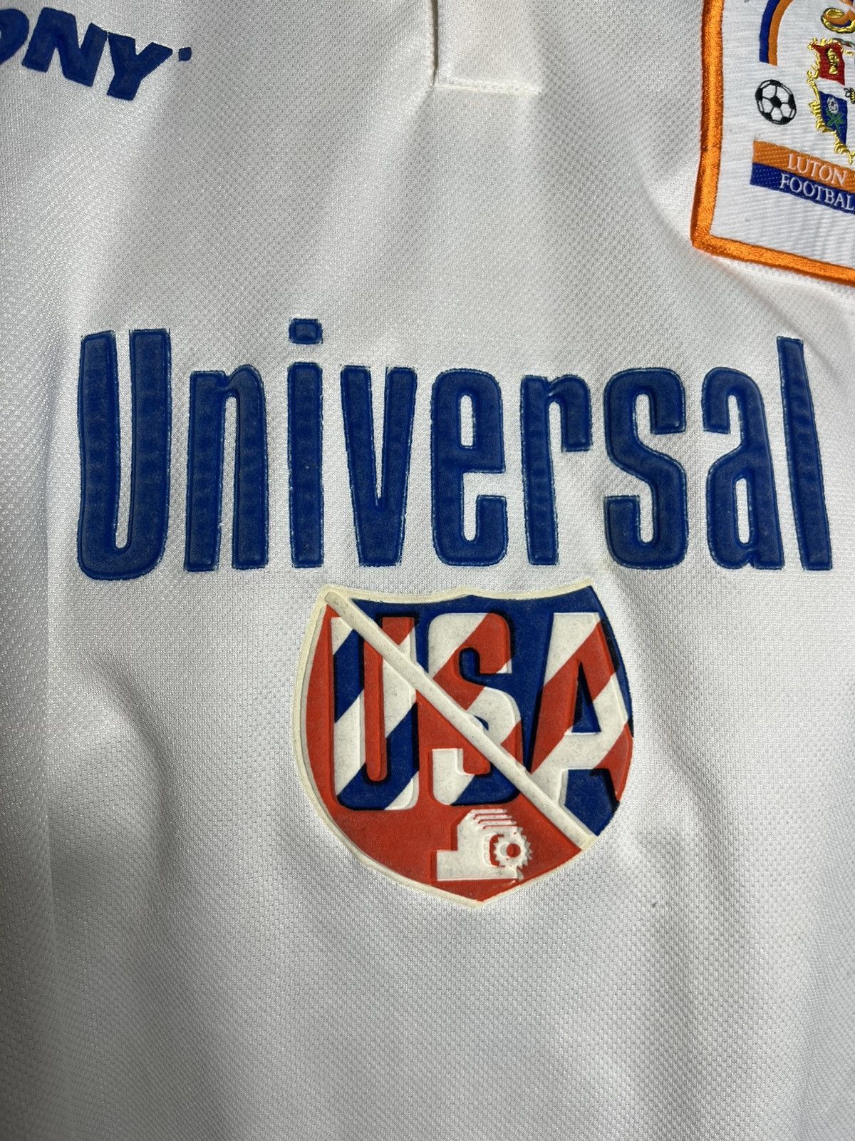 PONY 1995 1996 1997 Luton Town Home Shirt Soccer Jersey Size US S / EU 44-46 / 1 - 4 Thumbnail