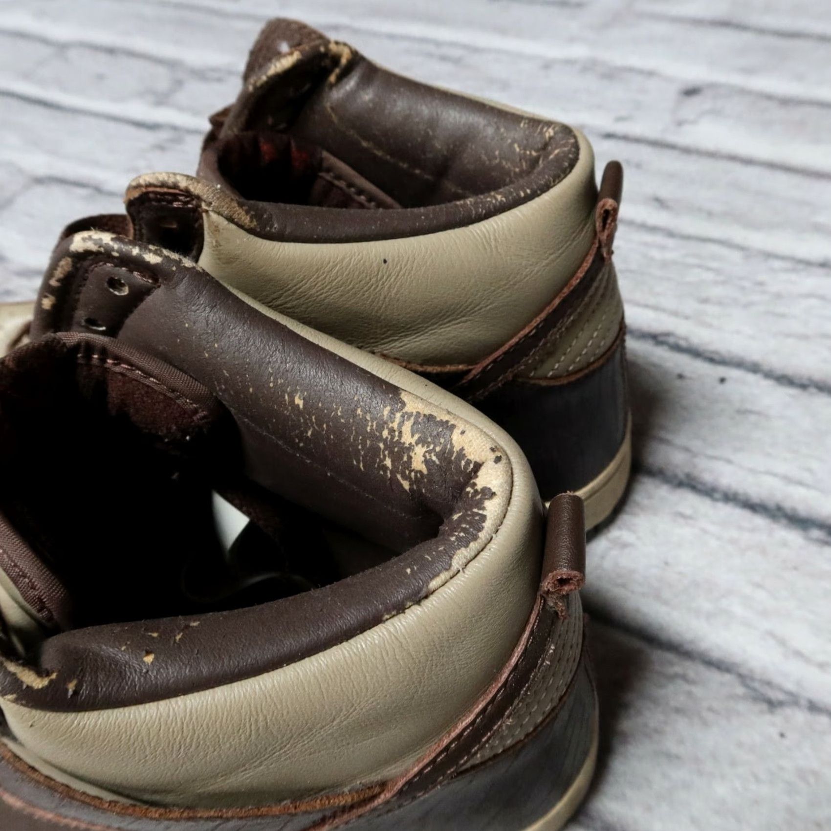 Nike Nike Dunk High Premium Brown 10.5 Mens Shoes Vintage 306968-221 Size US 11 / EU 44 - 5 Thumbnail