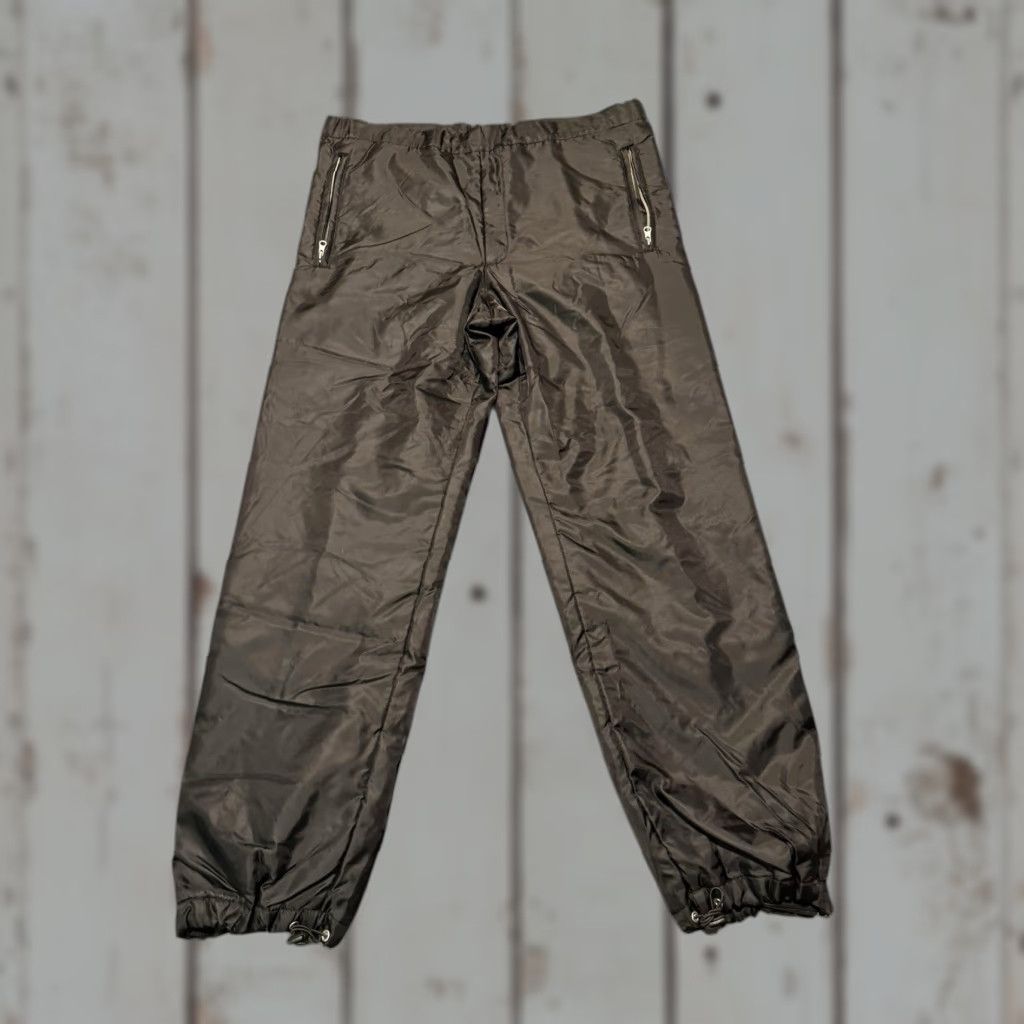 Valentino VINTAGE Valentino Sport Black Padded Ski Snow Pants Mens 48 M/L Italy Pants Regular Black 90s Snow Pants Men Size US 31 - 1 Thumbnail