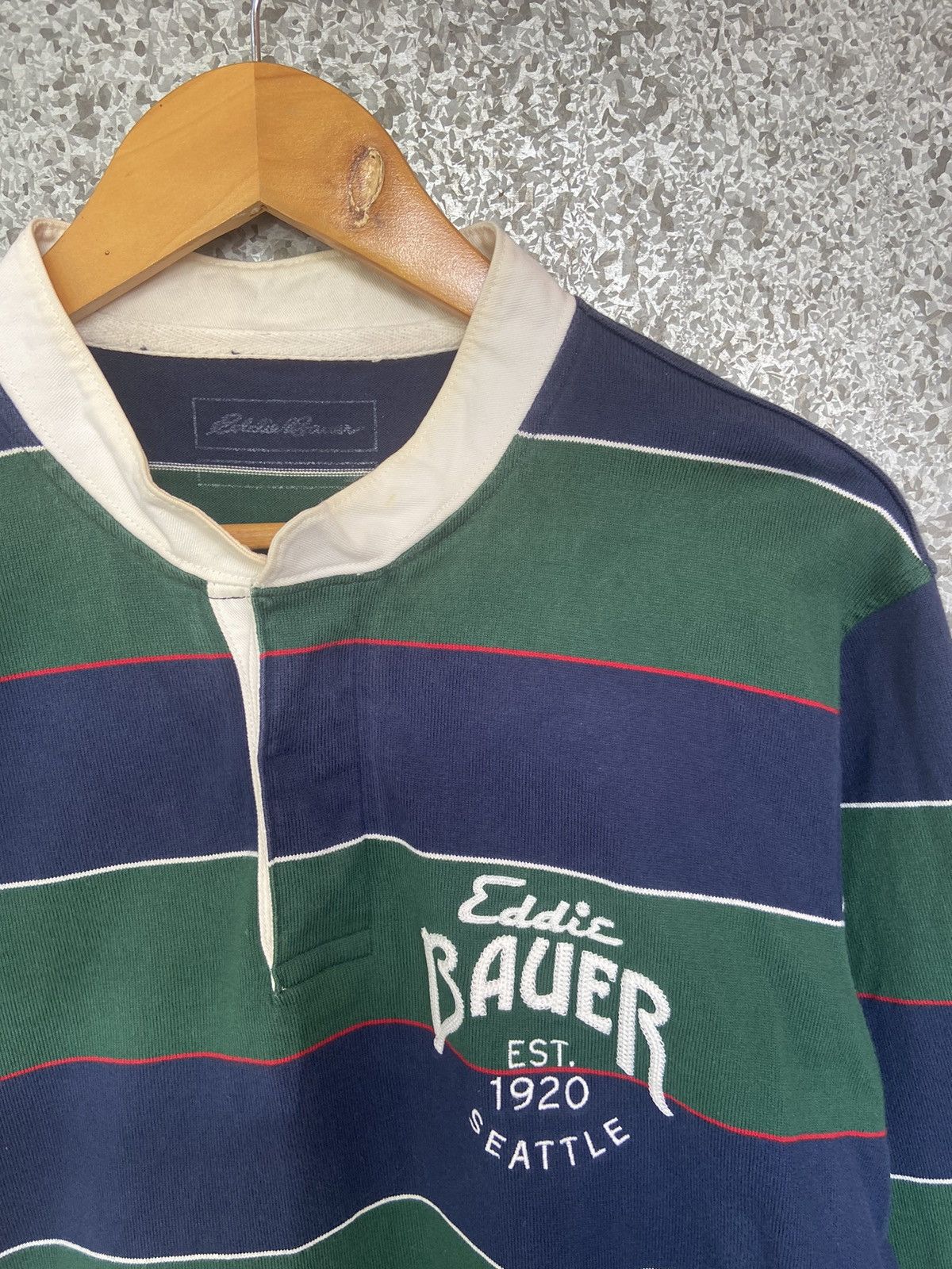Eddie Bauer Vintage Eddie Bauer polo rugby long sleeve Size US M / EU 48-50 / 2 - 2 Thumbnail