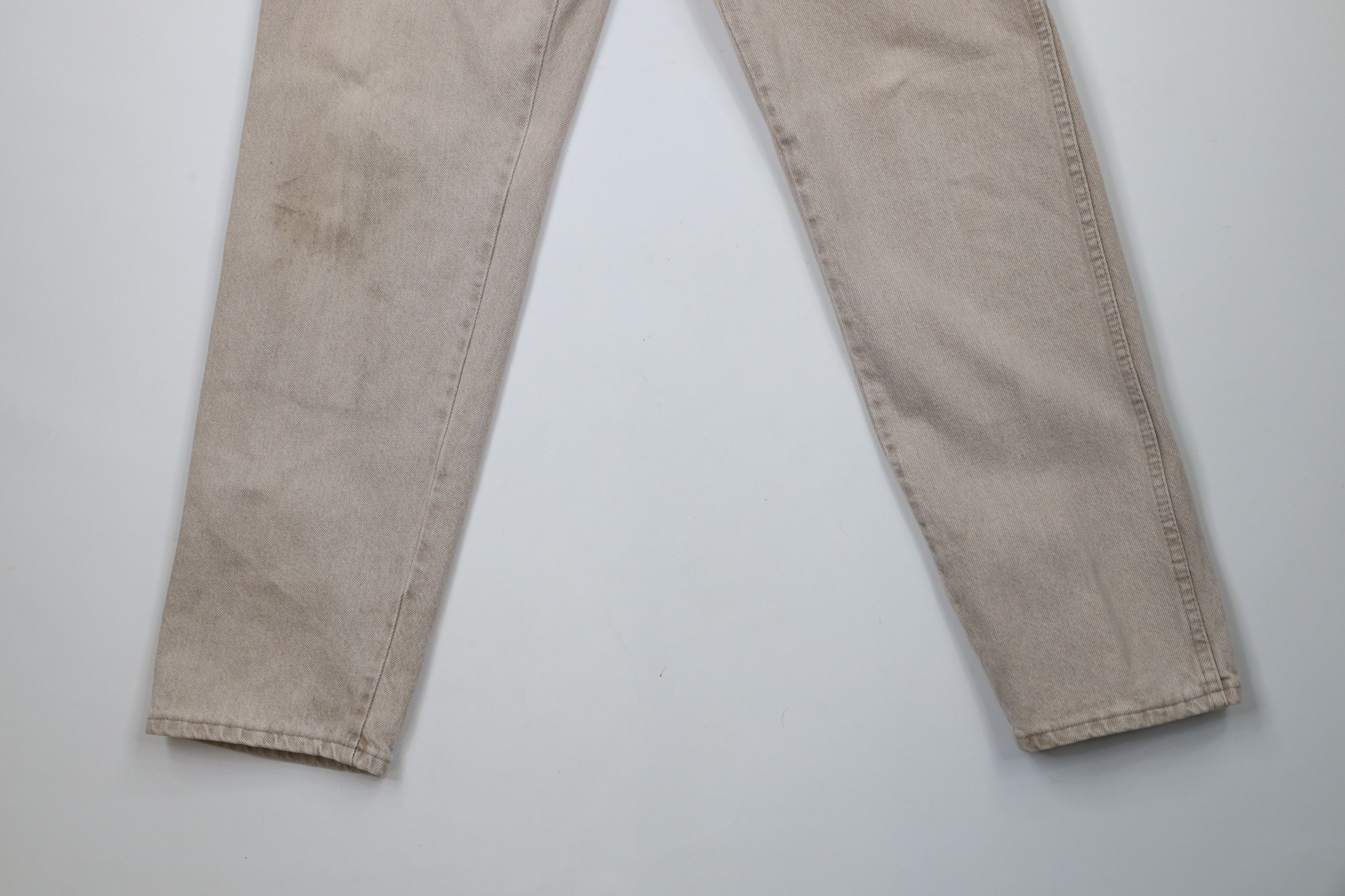 Vintage × Wrangler Vintage 90s Wrangler Fit Tapered Leg Denim Jeans Beige USA Size US 32 / EU 48 - 4 Thumbnail