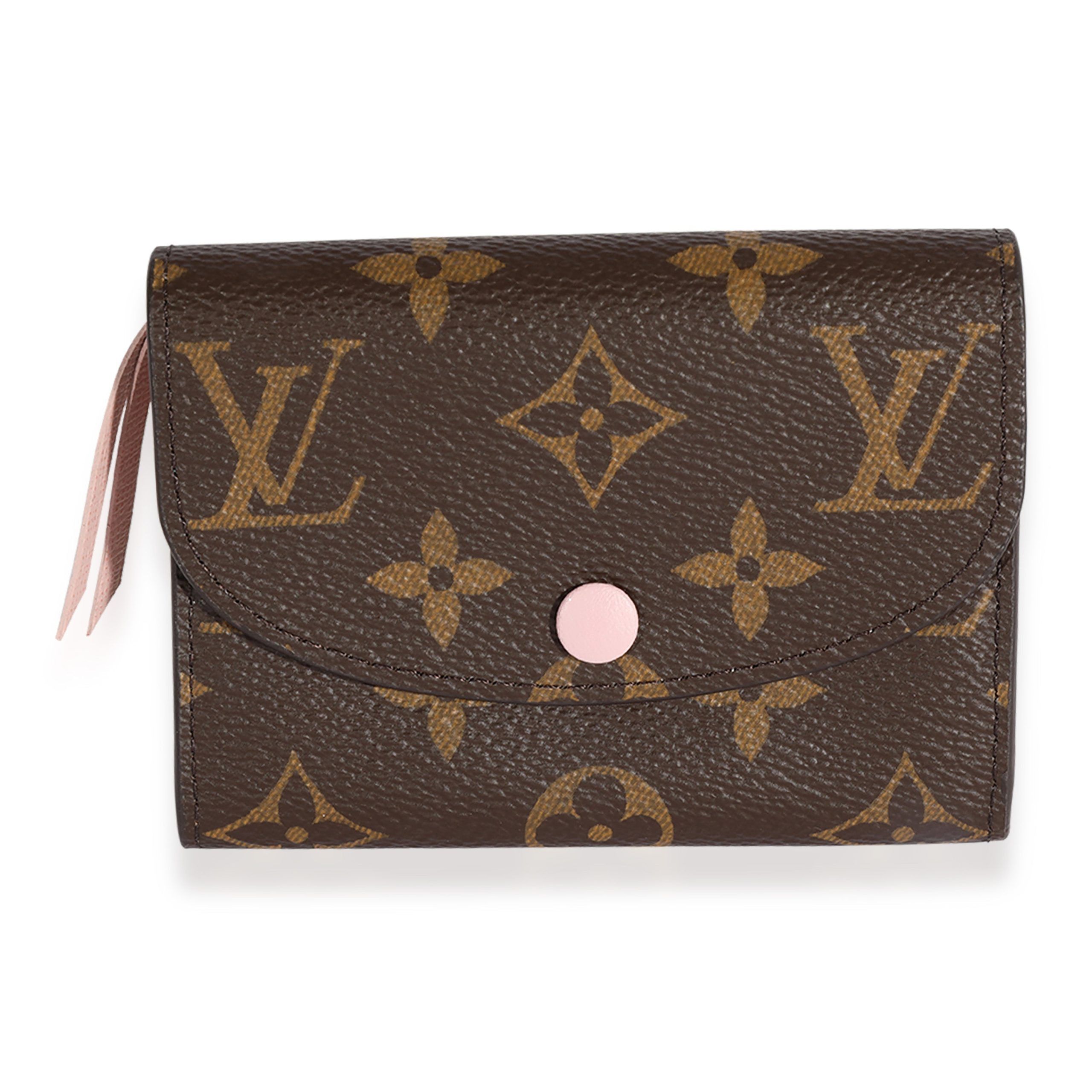 Louis Vuitton Monogram Canvas & Rose Ballerine Rosalie Wallet Size ONE SIZE - 1 Thumbnail