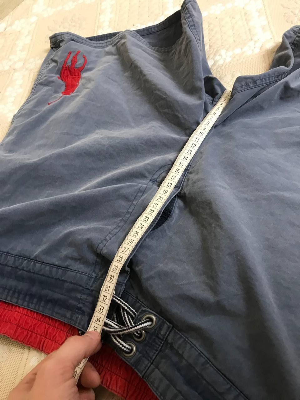Polo Ralph Lauren 🔥 Vintage Polo Ralph Lauren Faded Swim Shorts Rare Big Pony Size US 34 / EU 50 - 17 Thumbnail