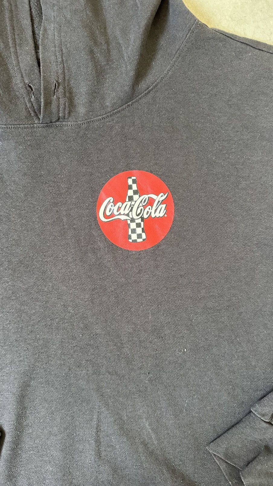 Coca Cola VINTAGE COCA COLA ACID WASH HOODIE Size US XXL / EU 58 / 5 - 2 Thumbnail