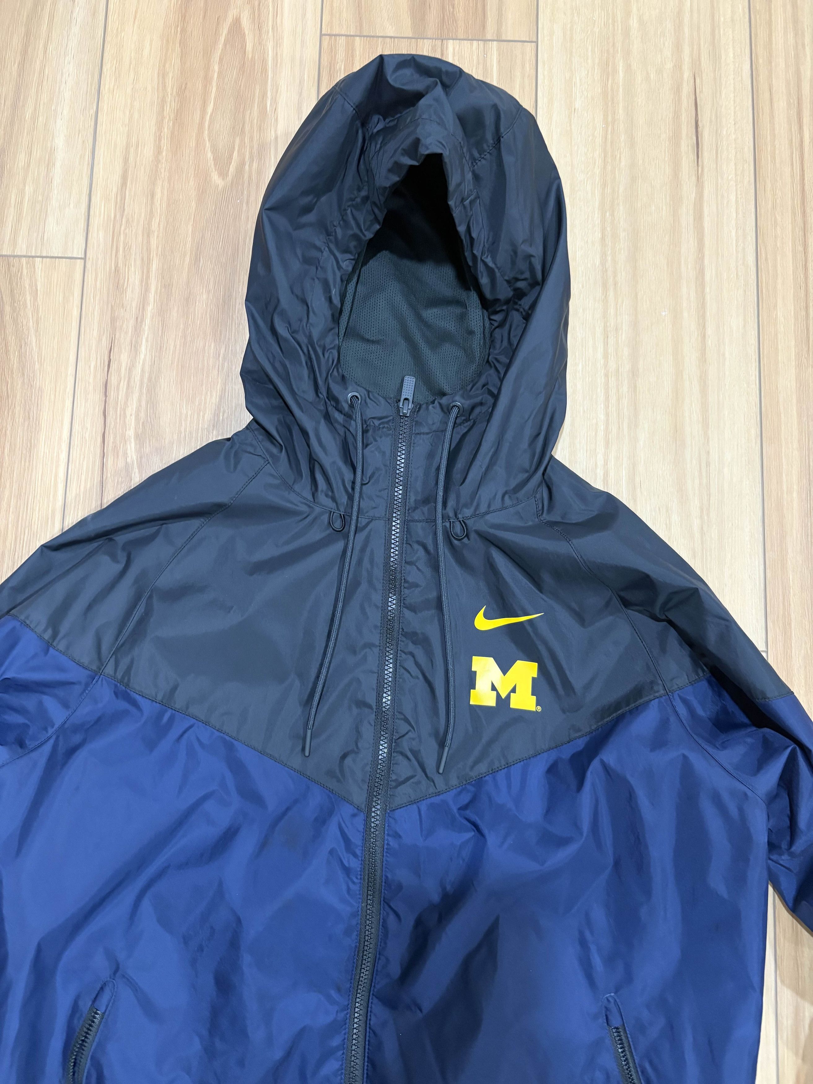 Nike Michigan Wolverines Navy Blue Nike Windrunner Light Jacket Size US M / EU 48-50 / 2 - 4 Thumbnail
