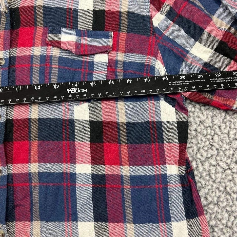 Passport Passport Shirt Women Plaid Flannel Button Up Collared XL Size XL / US 12-14 / IT 48-50 - 4 Thumbnail