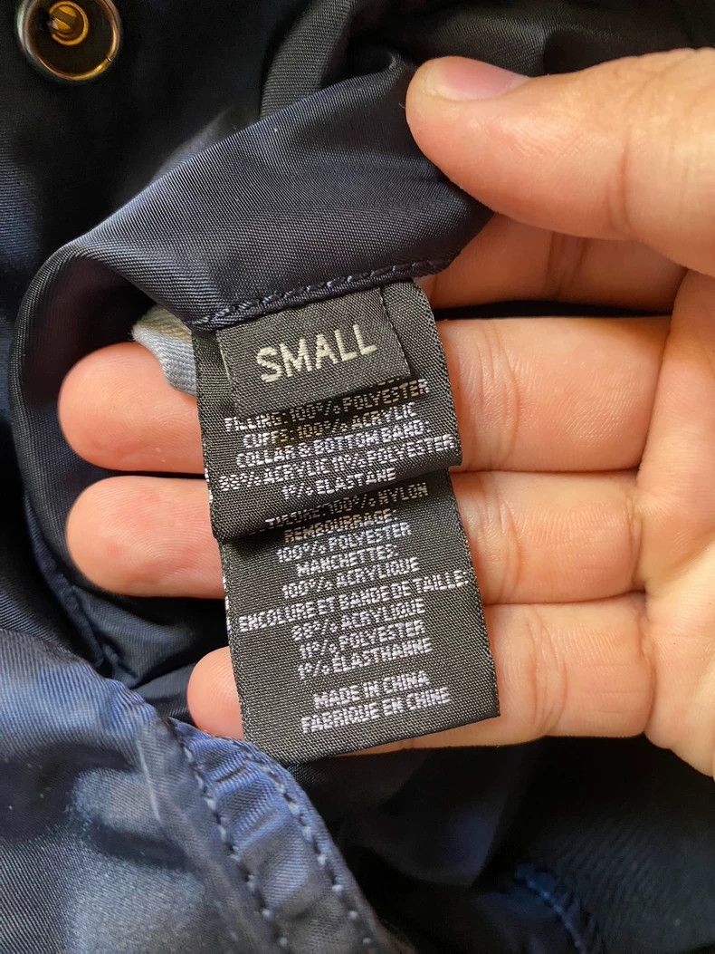 Vetements Vetements Bomber hooded cotton coat navy Size US S / EU 44-46 / 1 - 8 Thumbnail