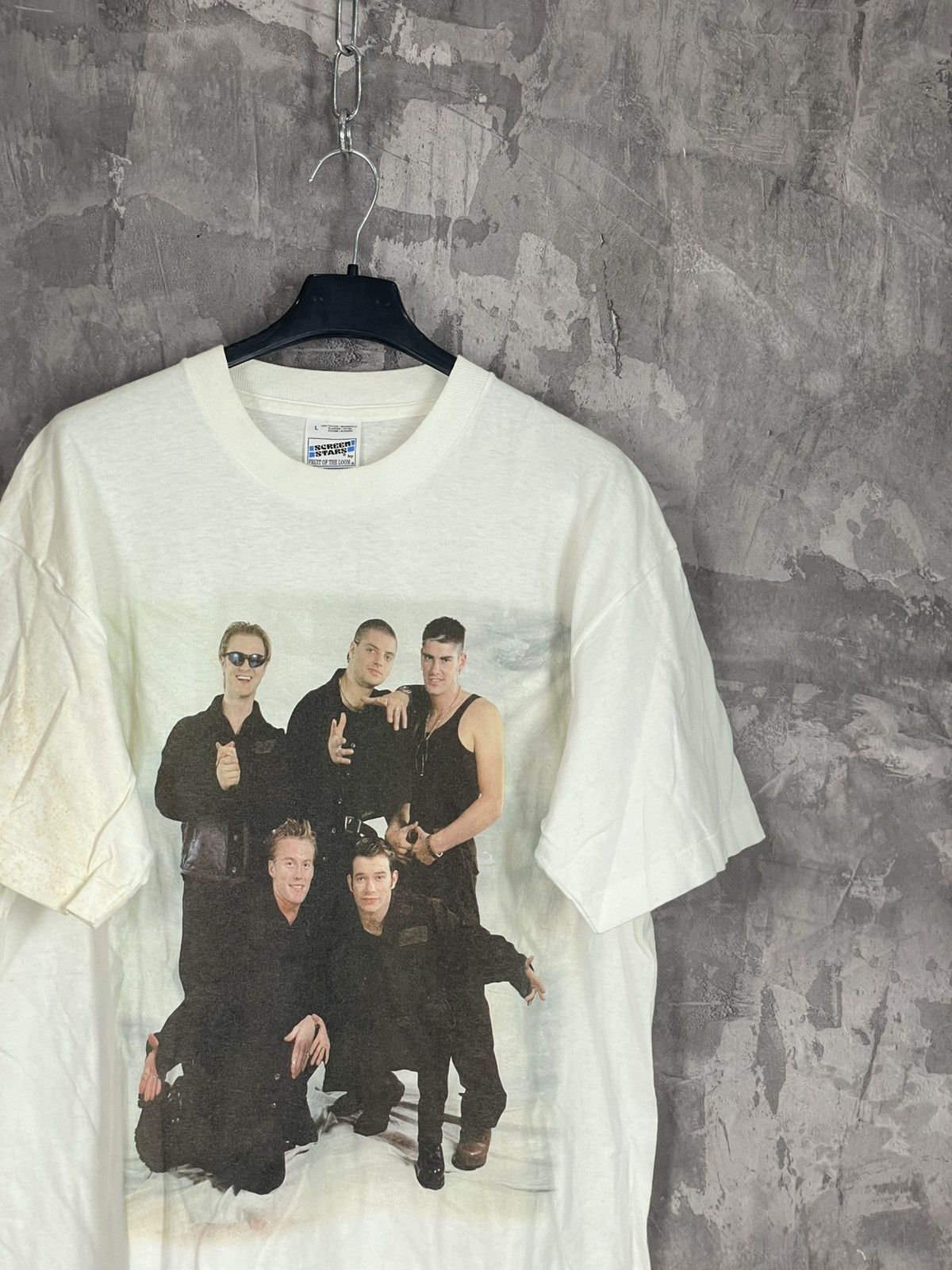 Band Tees 1996 Vintage Boyzone Band Tour T-Shirt Size US L / EU 52-54 / 3 - 4 Thumbnail