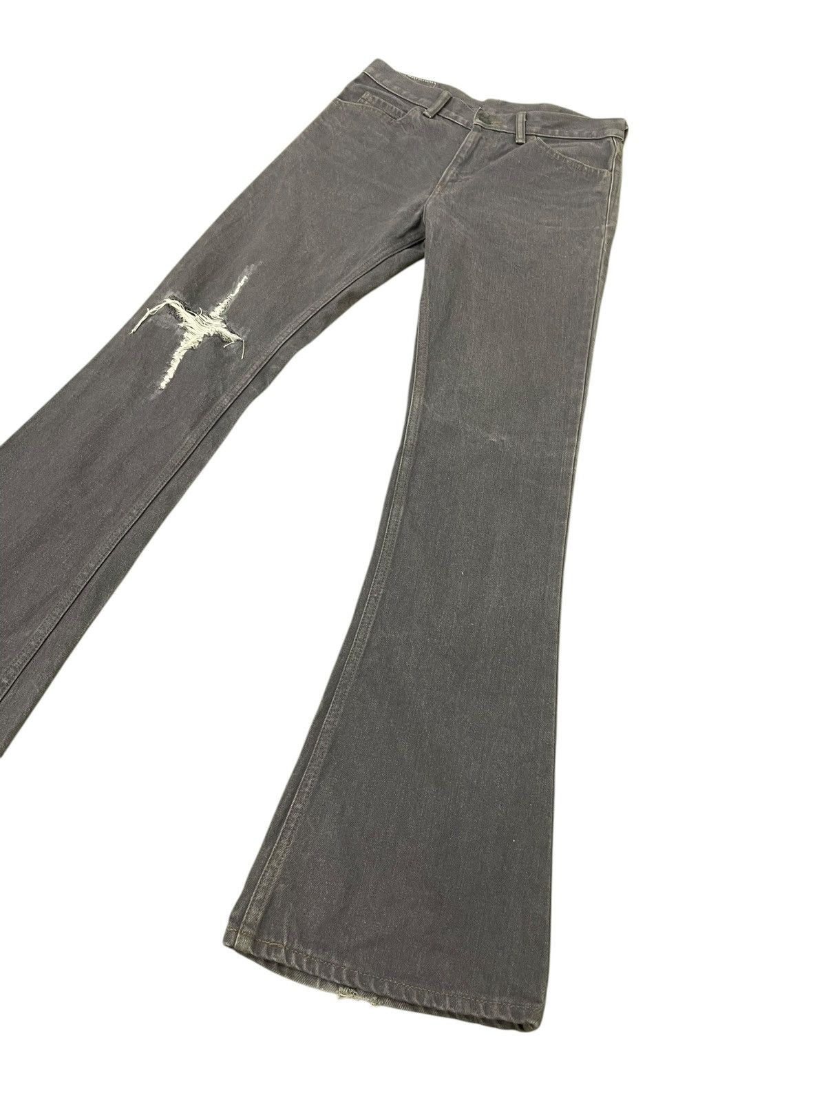 Japanese Brand Flare Jeans Stabilizer Distress Boot Cut 1🟦3 Size US 29 - 3 Thumbnail