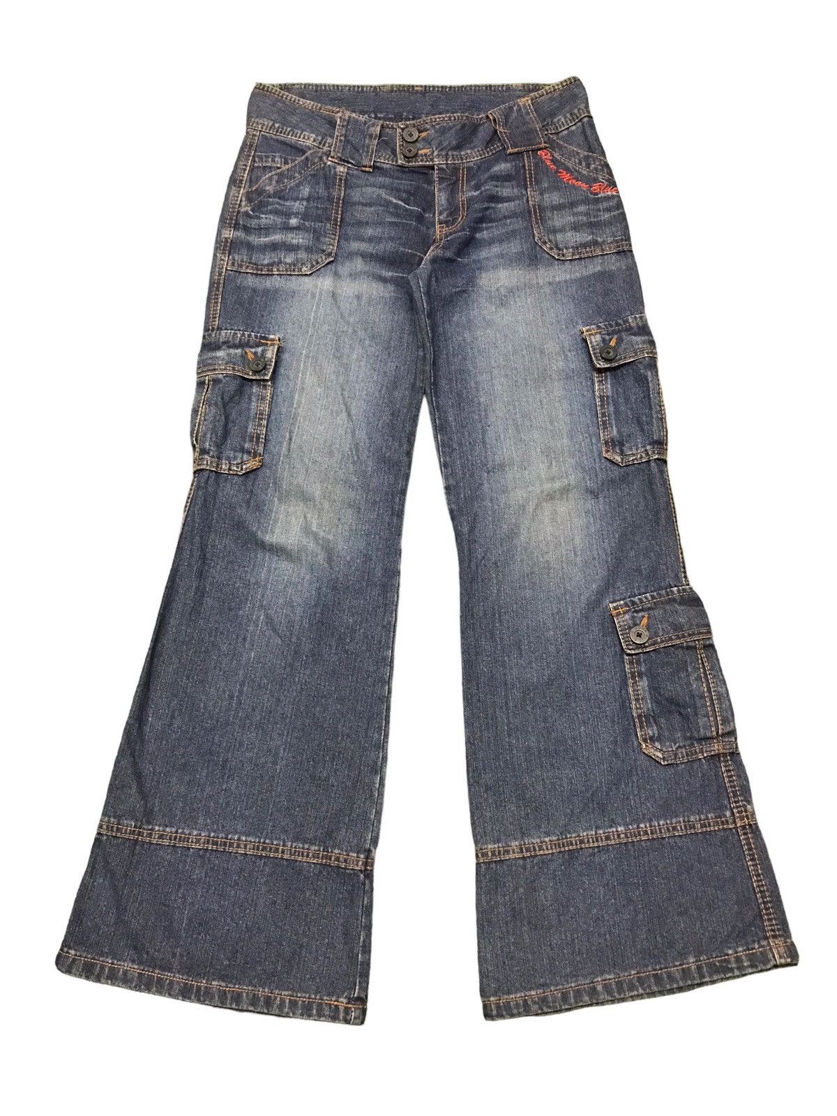 Hysteric Glamour FLARED‼️‼️ Blue Moon Blue Multipocket Denim Jeans Size US 31 - 2 Thumbnail