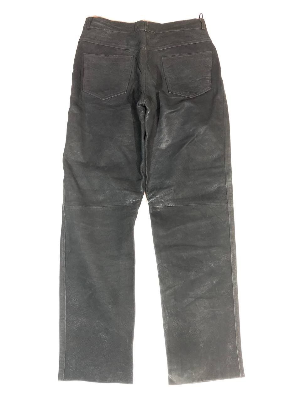 Vintage John F Gee. Vintage Rare Moto Biker Leather Pants Size US 34 / EU 50 - 6 Thumbnail