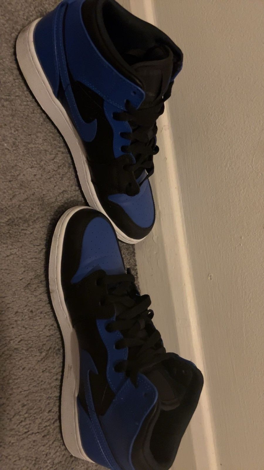 Jordan Brand Blue mid Jordan 1s Size US 8 / IT 38 - 1 Thumbnail